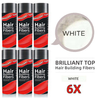 6 Bottles Brilliant Top Hair Building Fibers