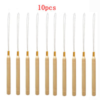 5/10Pcs Silicone Beads Hair Extensions Pliers Hook Tool Kit For Micro Rings Loop