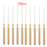 5/10Pcs Silicone Beads Hair Extensions Pliers Hook Tool Kit For Micro Rings Loop