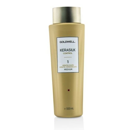 Goldwell Kerasilk Control Keratin Shape 1 - # Medium 500ml Mens Hair Care