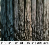 String Tip Nano Ring Human Hair Extensions Natural Wave, 22", 100 strands