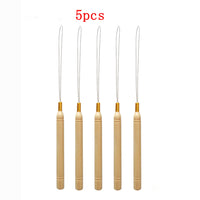 5/10Pcs Silicone Beads Hair Extensions Pliers Hook Tool Kit For Micro Rings Loop